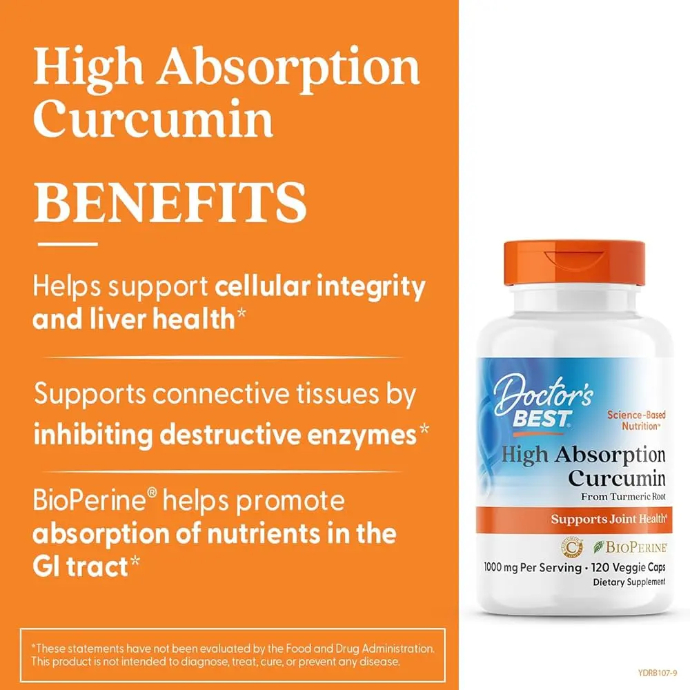 Doctor’s Best Curcumin from Turmeric Root 500 mg
